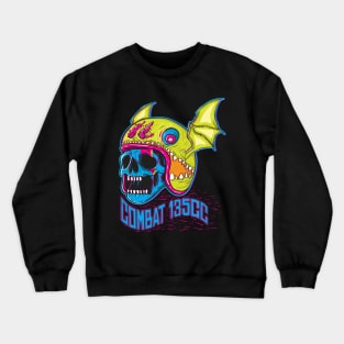 Racer Skull Combat Crewneck Sweatshirt